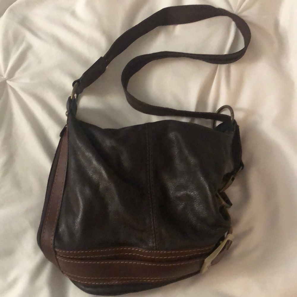 Beautiful Dark Brown Italian Leather Purse